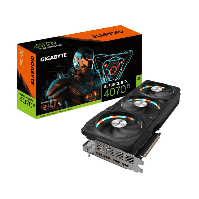 Gigabyte GeForce RTX 4070 Ti Gaming OC 12G Graphics Card - كرت شاشة